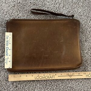 Coach Vintage Zippered Clutch Pouch Device Carrier w Wristlet and Authentic Tag